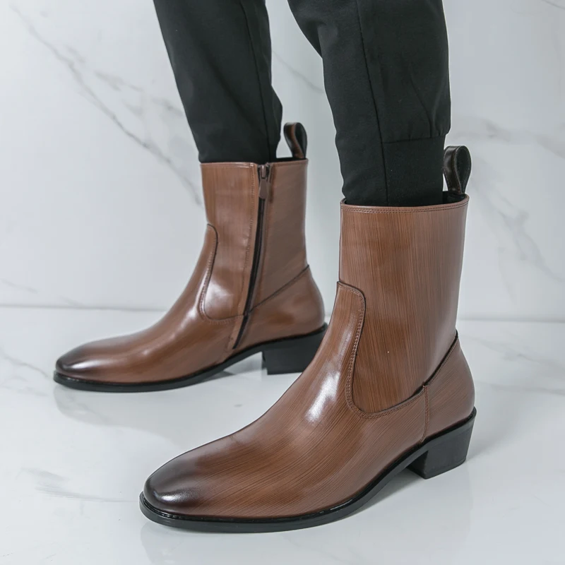 Fashion Men'S Boots - Classic Comfy Ankle Boots Botas Fashion