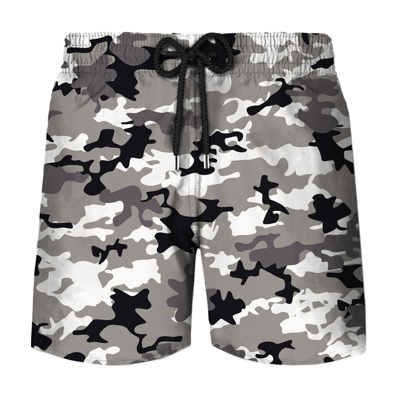 Mens Fashion Camo Pants - Fashion Camouflage Board Shorts Men Fashion