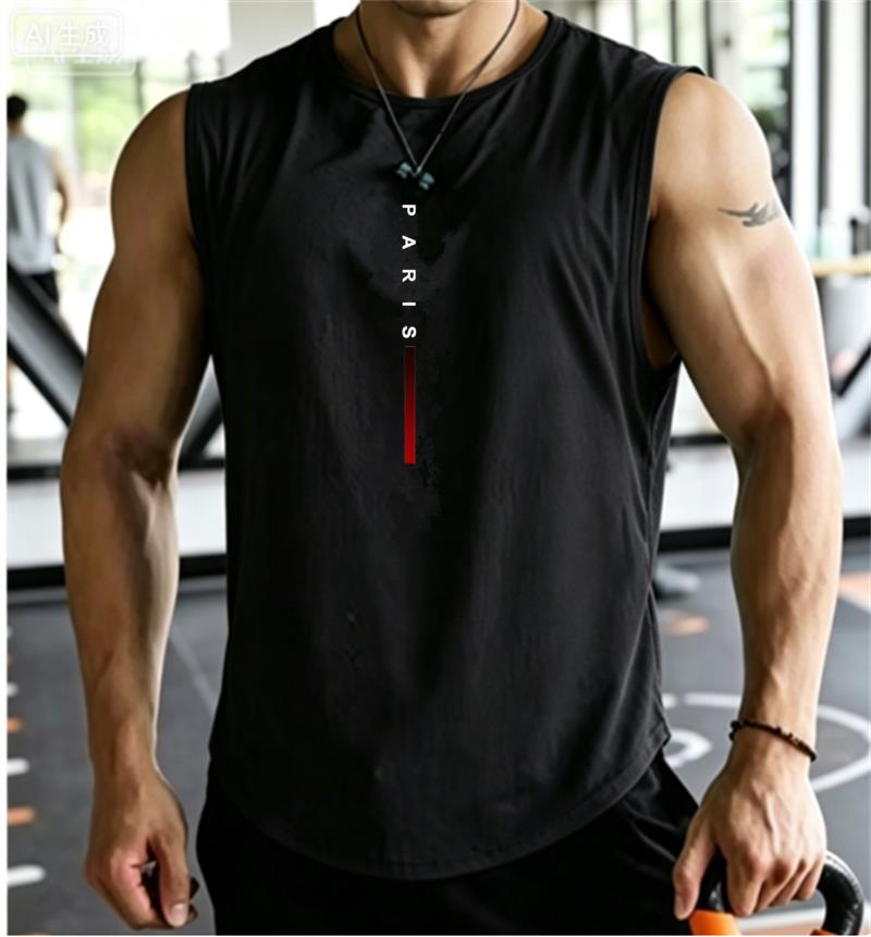 Paris Men'S Fashion - PARIS Bodybuilding Sports Tank Tops Men