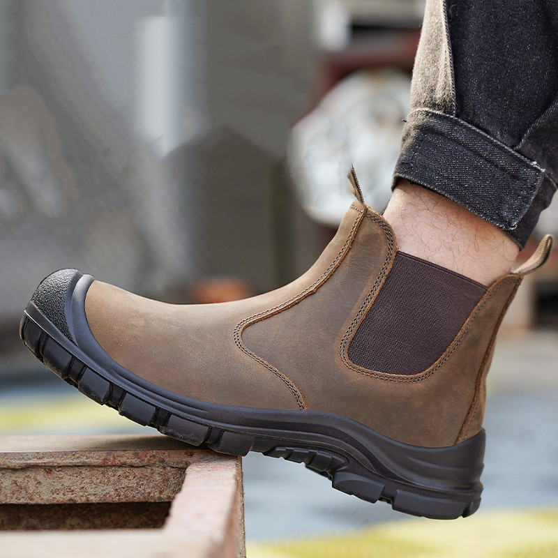 Fashion Men'S Boots - large size men's fashion steel toe