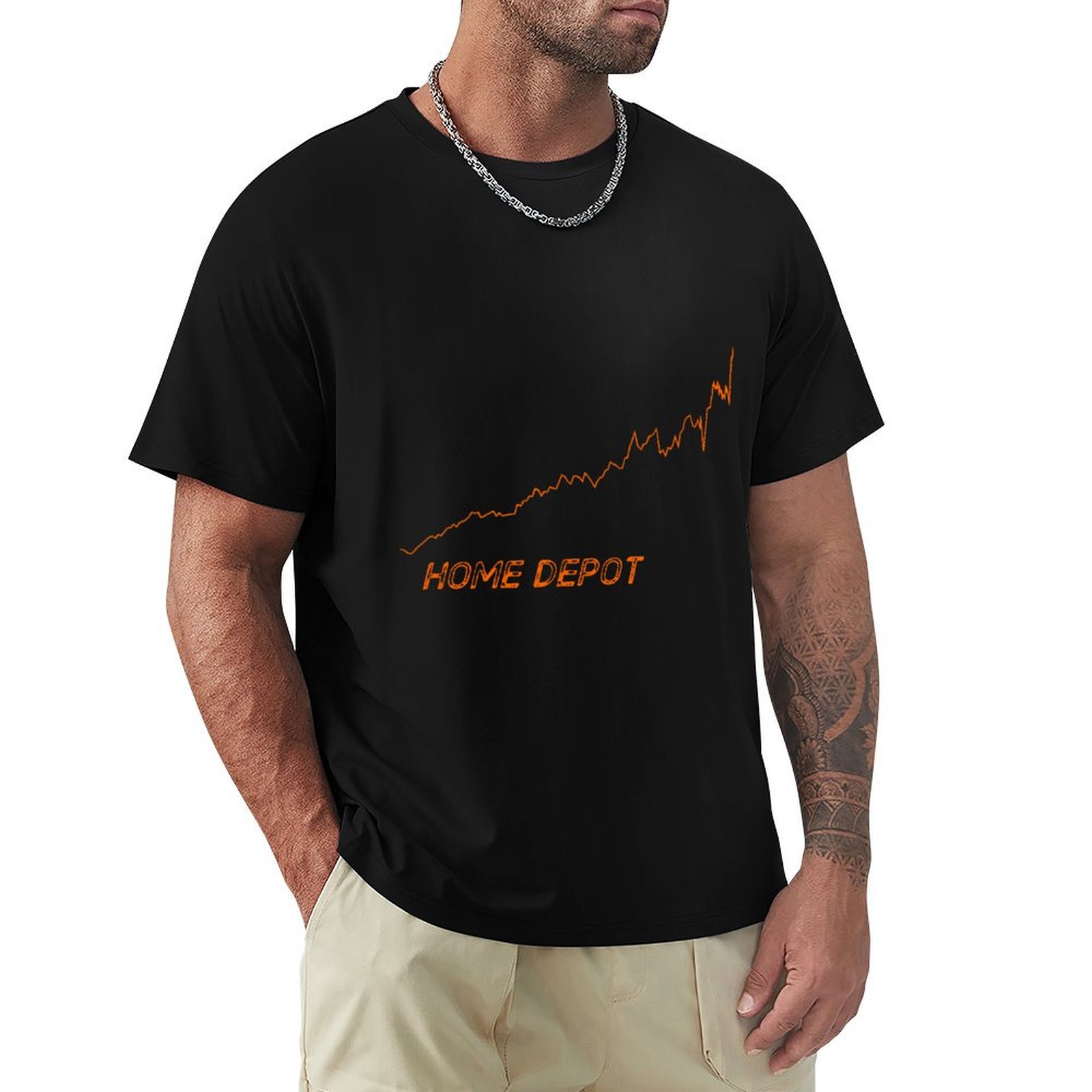 Men'S Fashion Depot - Home Depot Graph T-Shirt Summer Fashion