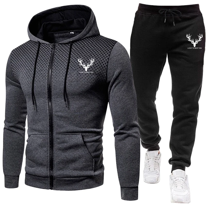 Mens Fashion Workwear - 2026 New Arrival Men's Set Zipper
