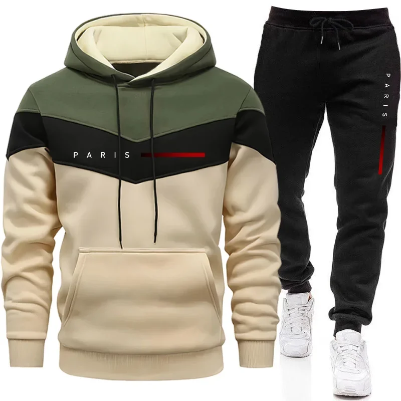 Paris Men'S Fashion - Paris Fashion Men's Hoodies Set Daily