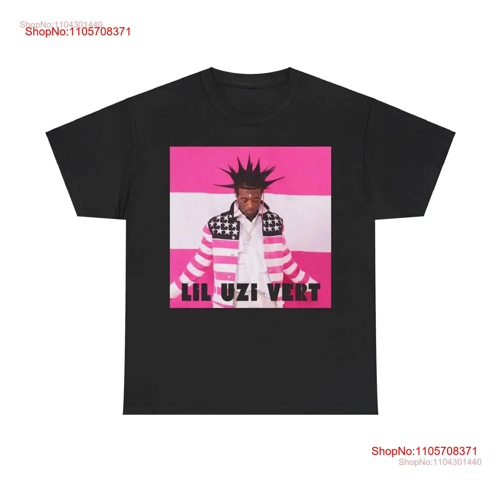 Men'S Fashion Pink Shirt - Lil Uzi Vert Pink Tape Heavy