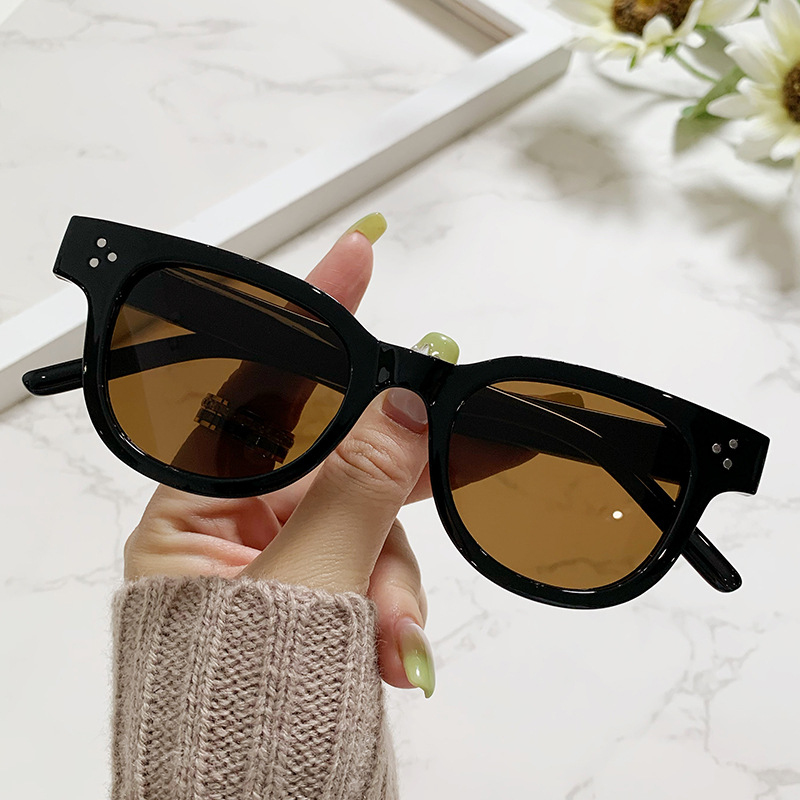 Round frame sun protection gla - Men Fashion Photography 评论和价格