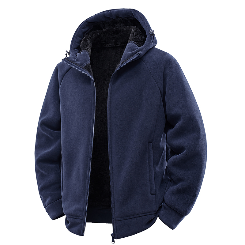 Thick Polar Fleece Jacket Men  - Sherpa Jacket Fleece 评论和价格