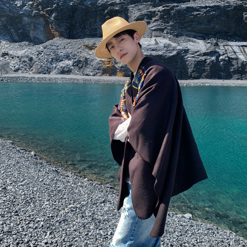 Men's Cape Desert Travel Ethni - Men Fashion Photography 评论和价格