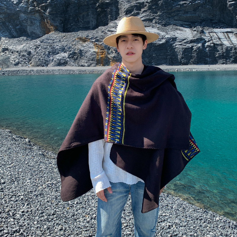 Men's Cape Desert Travel Ethni - Men Fashion Photography 评论和价格