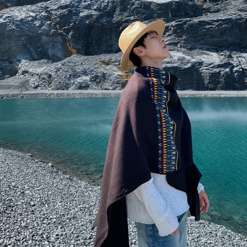 Men's Cape Desert Travel Ethni - Men Fashion Photography 评论和价格