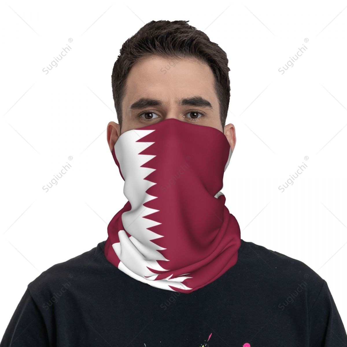Unisex Qatar Flag Neckerchief  - Men'S Fashion Qatar 评论和价格