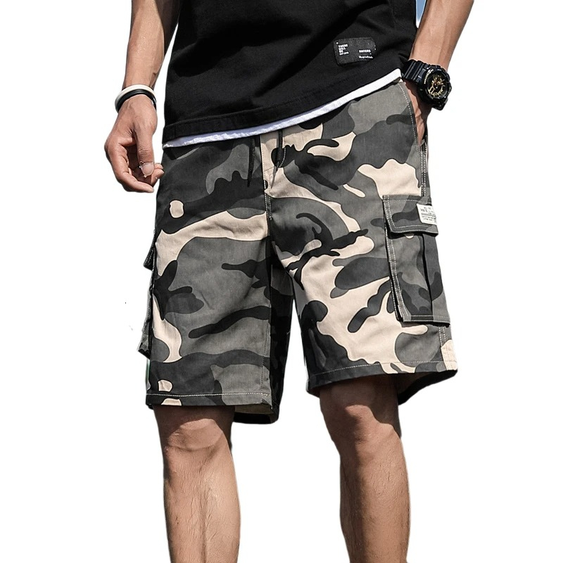 New Men's Camouflage Cargo Sho - Mens Fashion Camo Pants 评论和价格