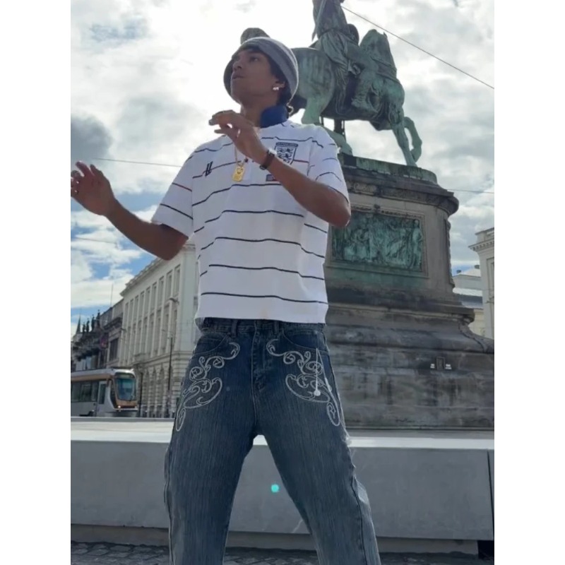 Retro Y2K 2 Pcs Set Street Sty - Men'S Fashion Y2K 评论和价格