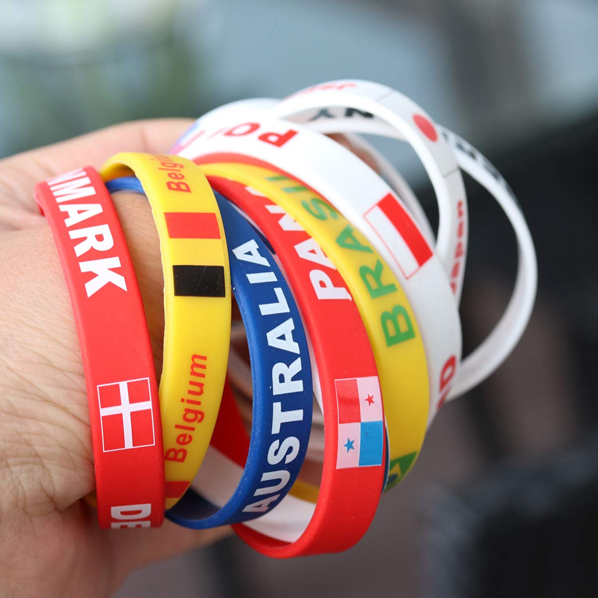 2pcs Qatar Flag Silicone Brace - Men'S Fashion Qatar 评论和价格