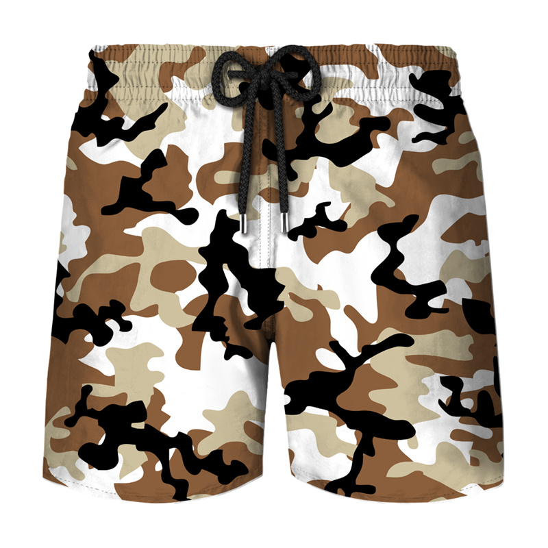 Fashion Camouflage Board Short - Mens Fashion Camo Pants 评论和价格