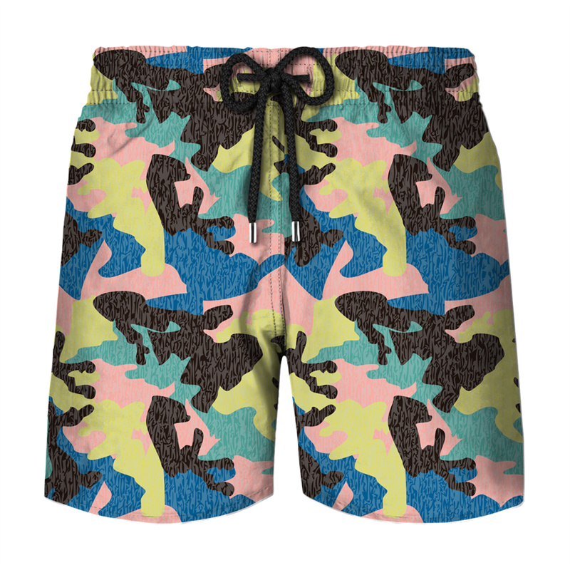 Fashion Camouflage Board Short - Mens Fashion Camo Pants 评论和价格