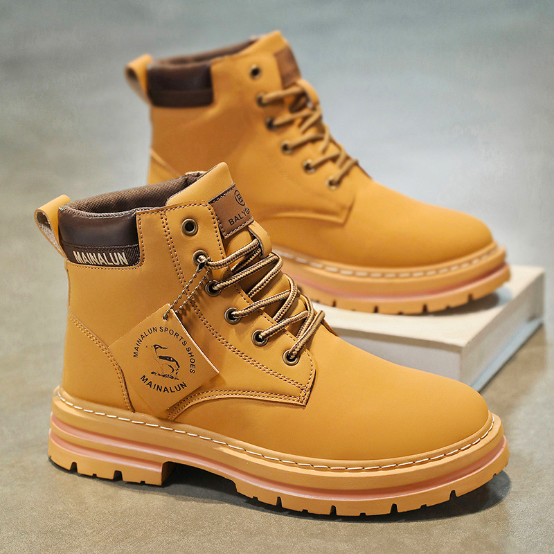 Classic Men High Top Boots Hig - Fashion Men'S Boots 评论和价格