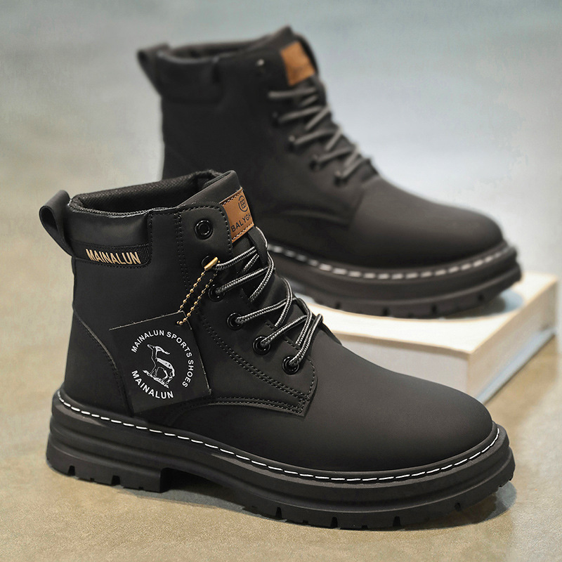 Classic Men High Top Boots Hig - Fashion Men'S Boots 评论和价格