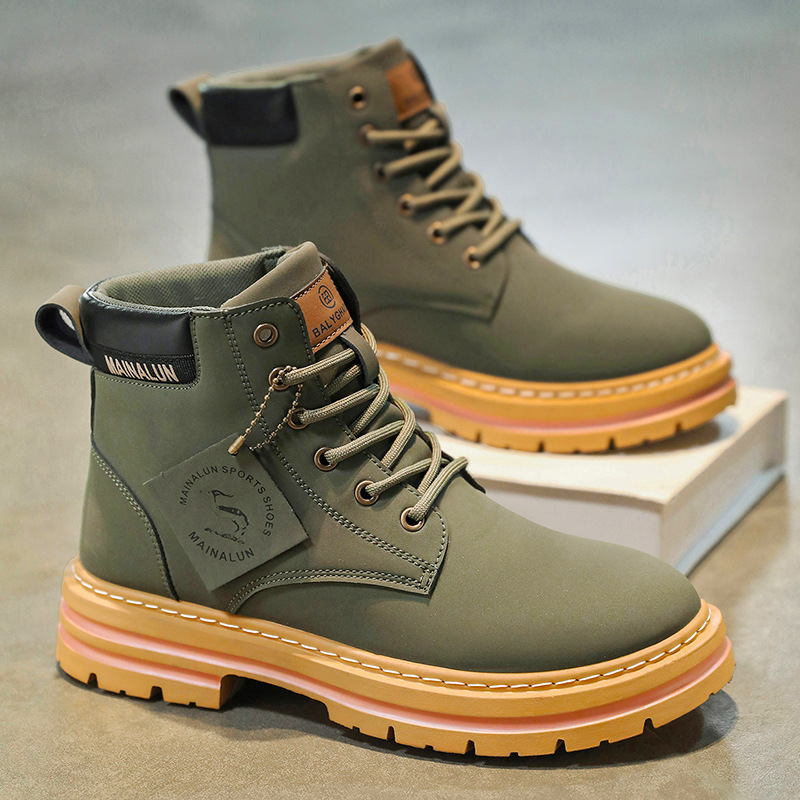 Classic Men High Top Boots Hig - Fashion Men'S Boots 评论和价格