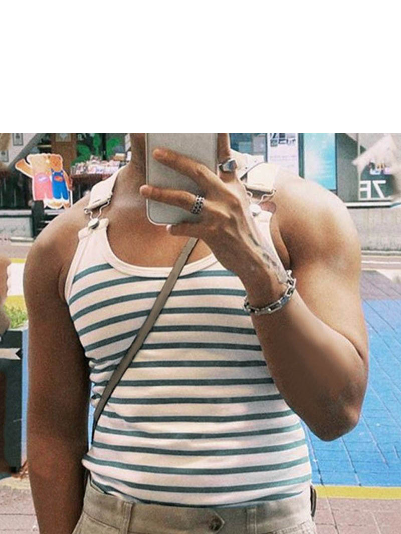 Slim Fit Metal Buttoned Tank T - Men'S Fashion Online 评论和价格