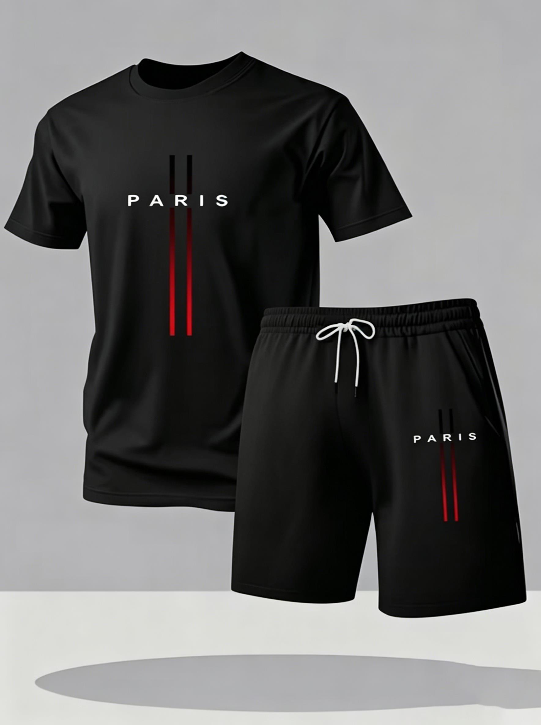 Men Quick Dry 2 Piece Sport Tr - Paris Men'S Fashion 评论和价格