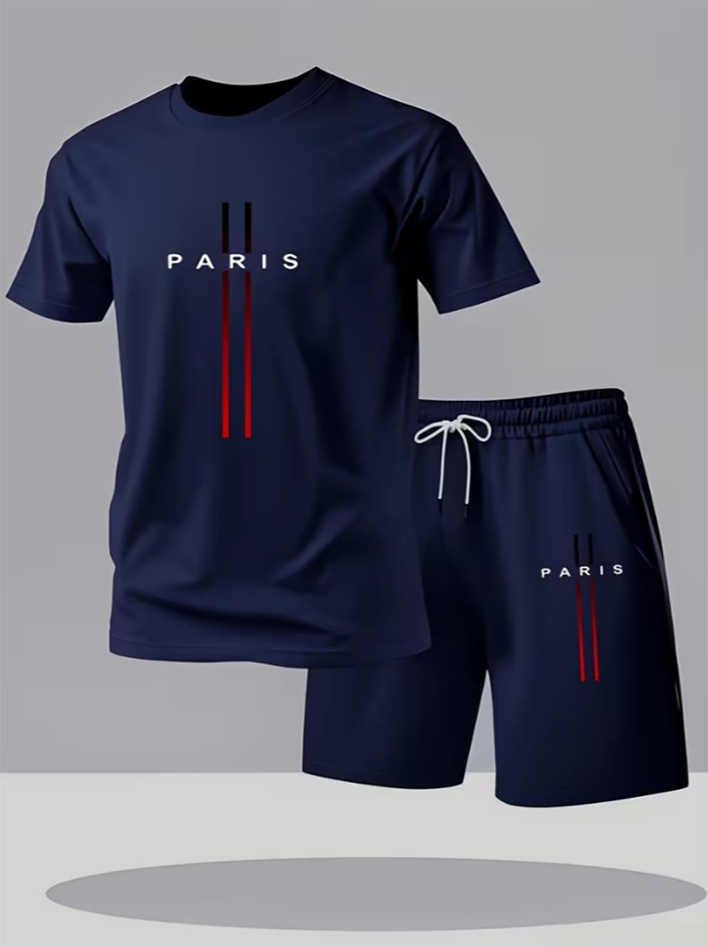 Men Quick Dry 2 Piece Sport Tr - Paris Men'S Fashion 评论和价格