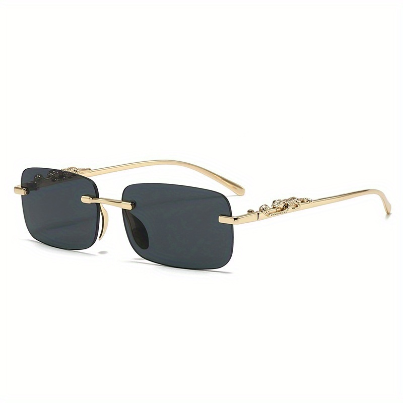 New Frameless Rectangular Glas - Men Fashion Photography 评论和价格