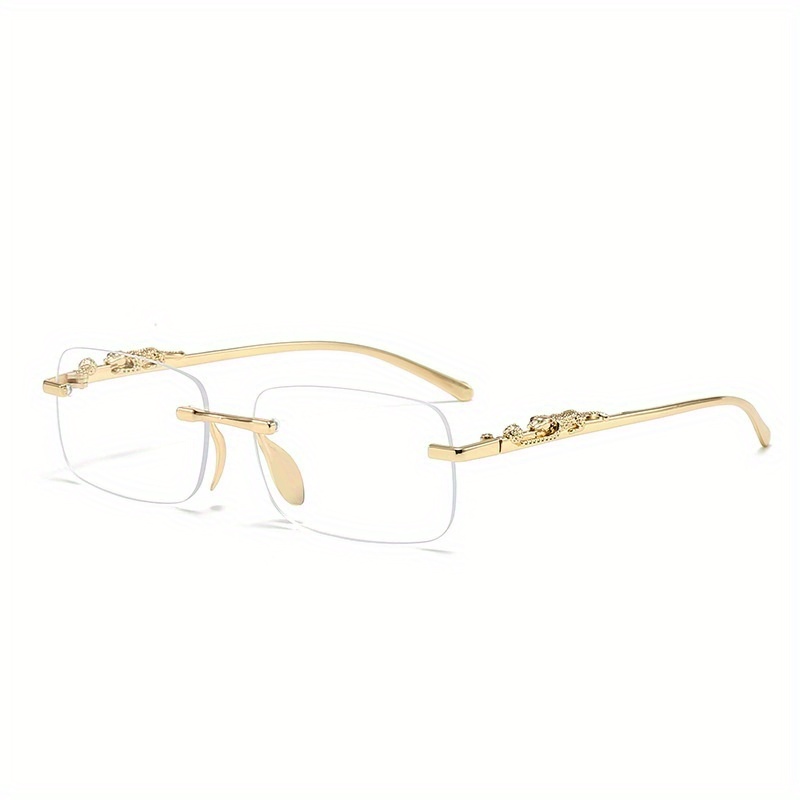 New Frameless Rectangular Glas - Men Fashion Photography 评论和价格