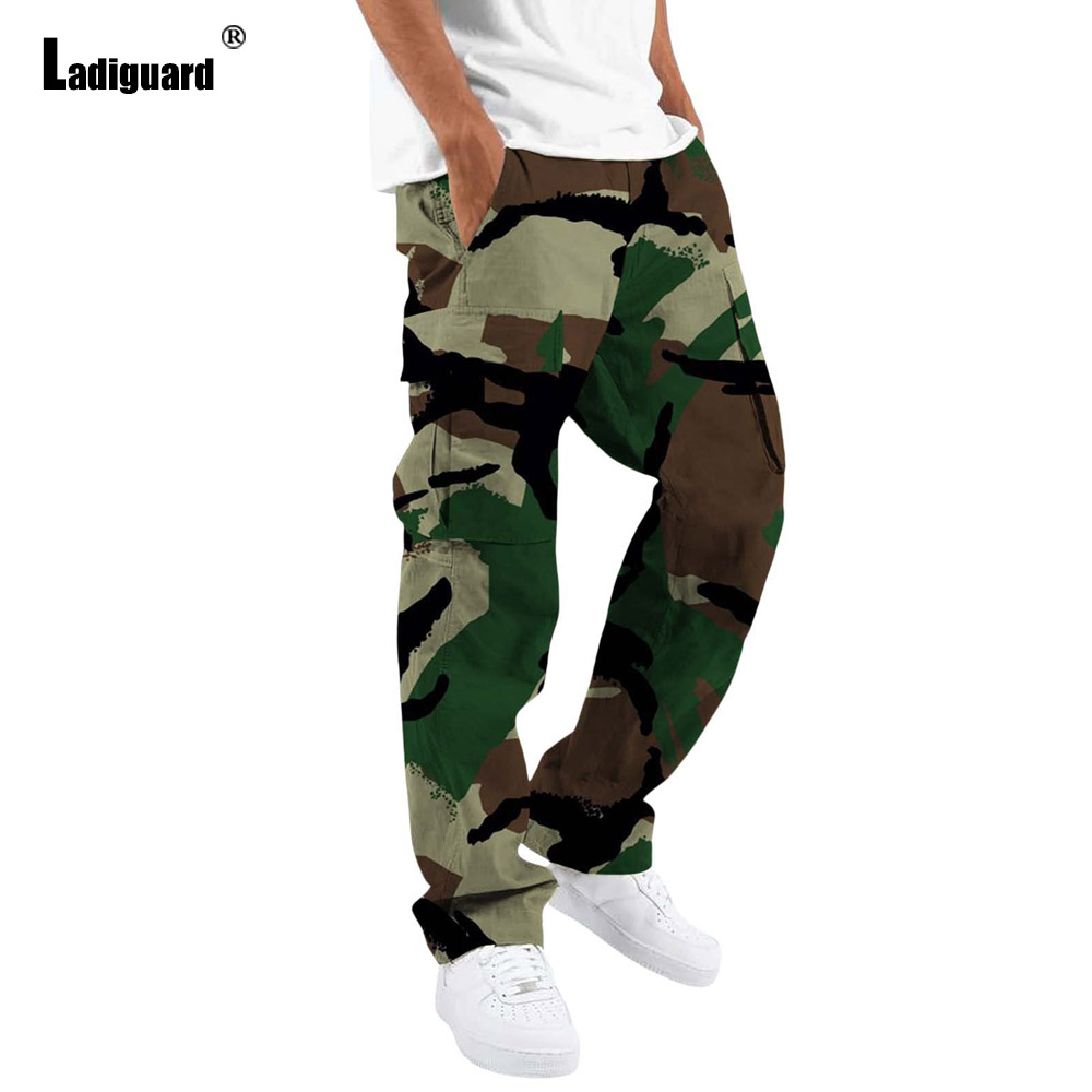 2025 Men's Stand Pocket Fashio - Mens Fashion Camo Pants 评论和价格