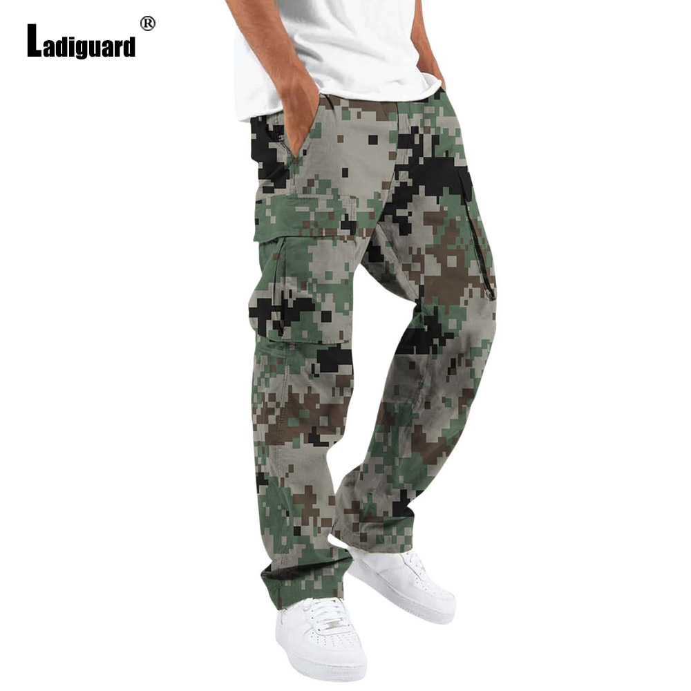 2025 Men's Stand Pocket Fashio - Mens Fashion Camo Pants 评论和价格
