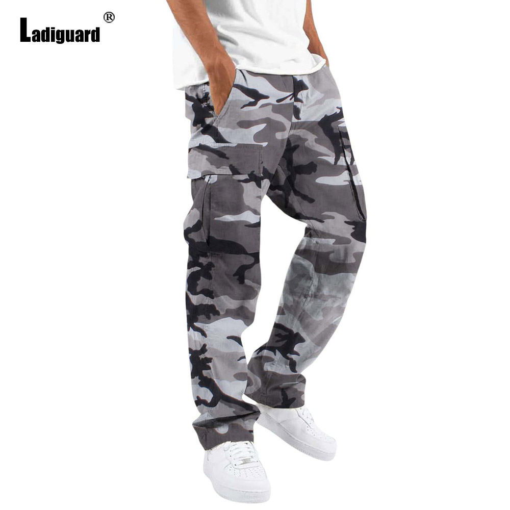 2025 Men's Stand Pocket Fashio - Mens Fashion Camo Pants 评论和价格