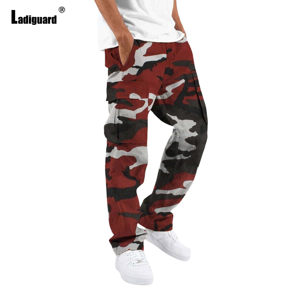 2025 Men's Stand Pocket Fashio - Mens Fashion Camo Pants 评论和价格