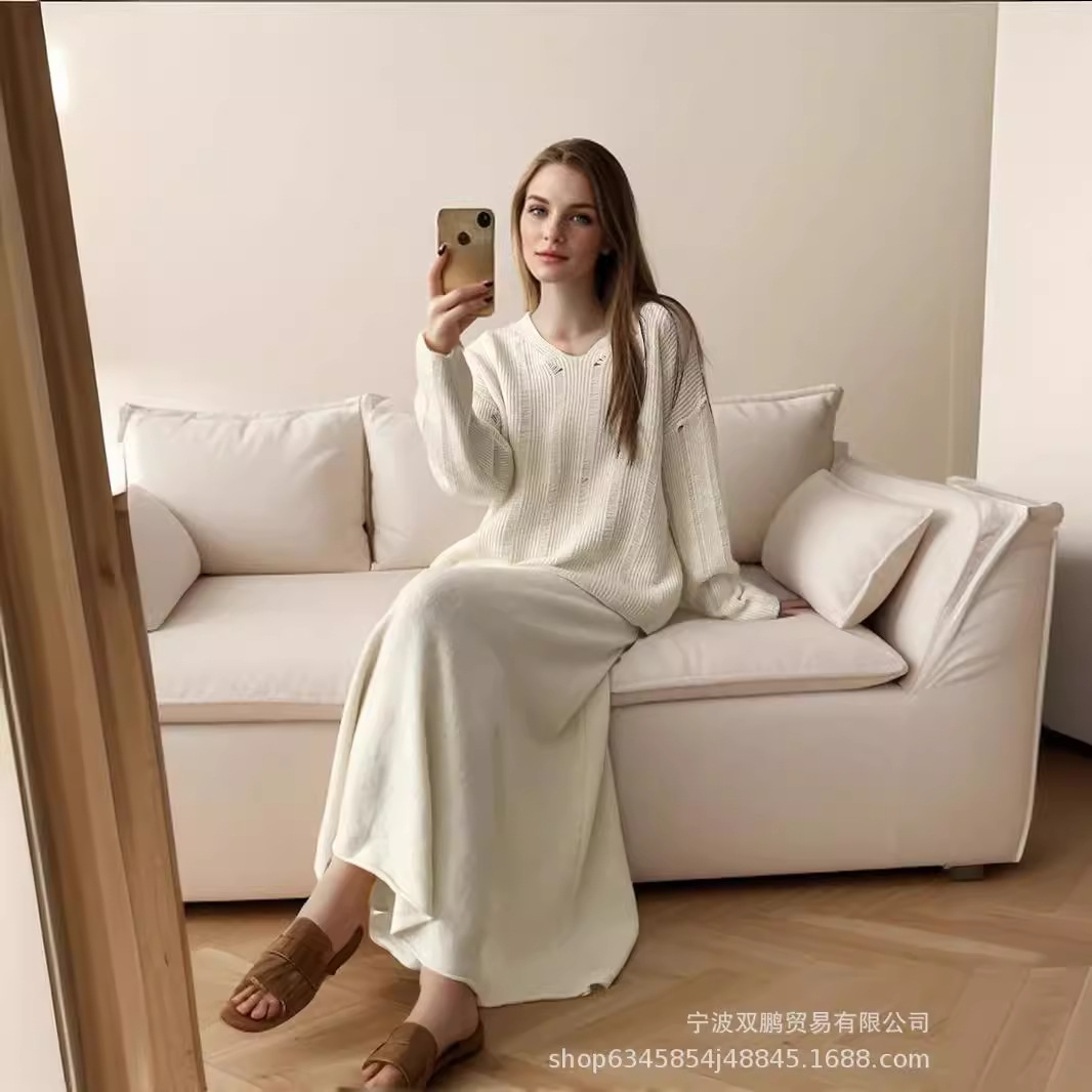 2026 Women's Knitted Set Loose - Men'S Fashion Outfits 2026 评论和价格