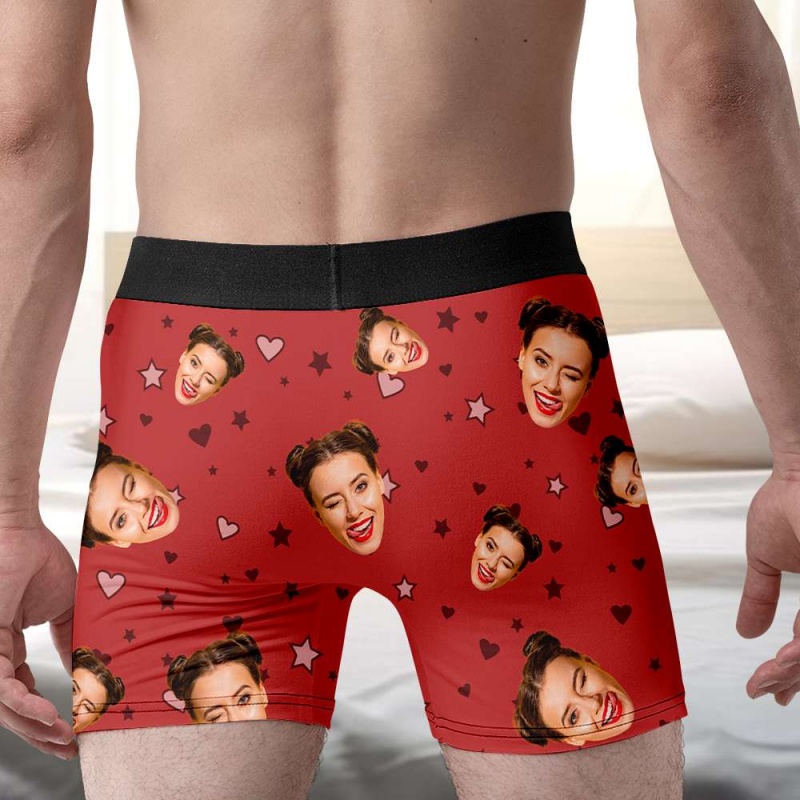 Custom Photo & Name Men's Boxe - Men'S Fashion Underwear 评论和价格