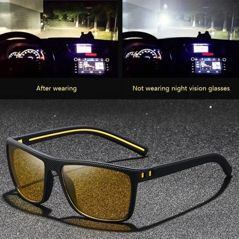 Fashion Vintage Square Yellow  - Yellow Men'S Fashion 评论和价格