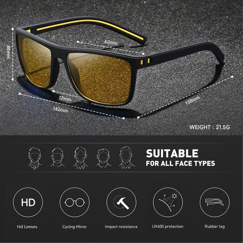 Fashion Vintage Square Yellow  - Yellow Men'S Fashion 评论和价格