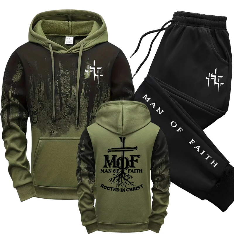 Man of Faith Men's Tracksuit H - Men'S Fashion Outfits 2026 评论和价格