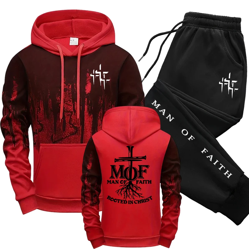 Man of Faith Men's Tracksuit H - Men'S Fashion Outfits 2026 评论和价格