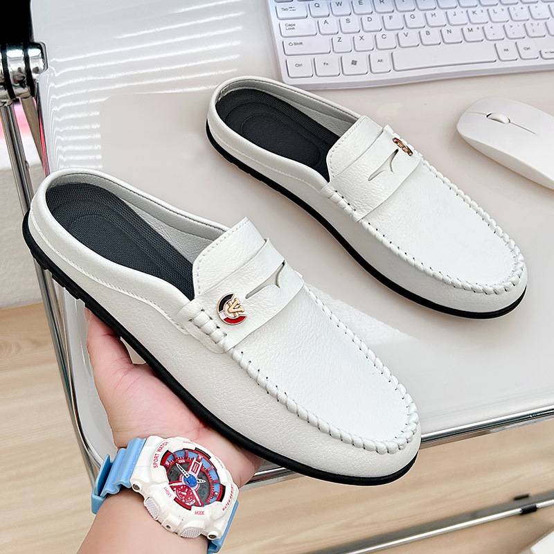 Men Slippers Fashion Leather L - Men'S Fashion Loafers Shoes 评论和价格