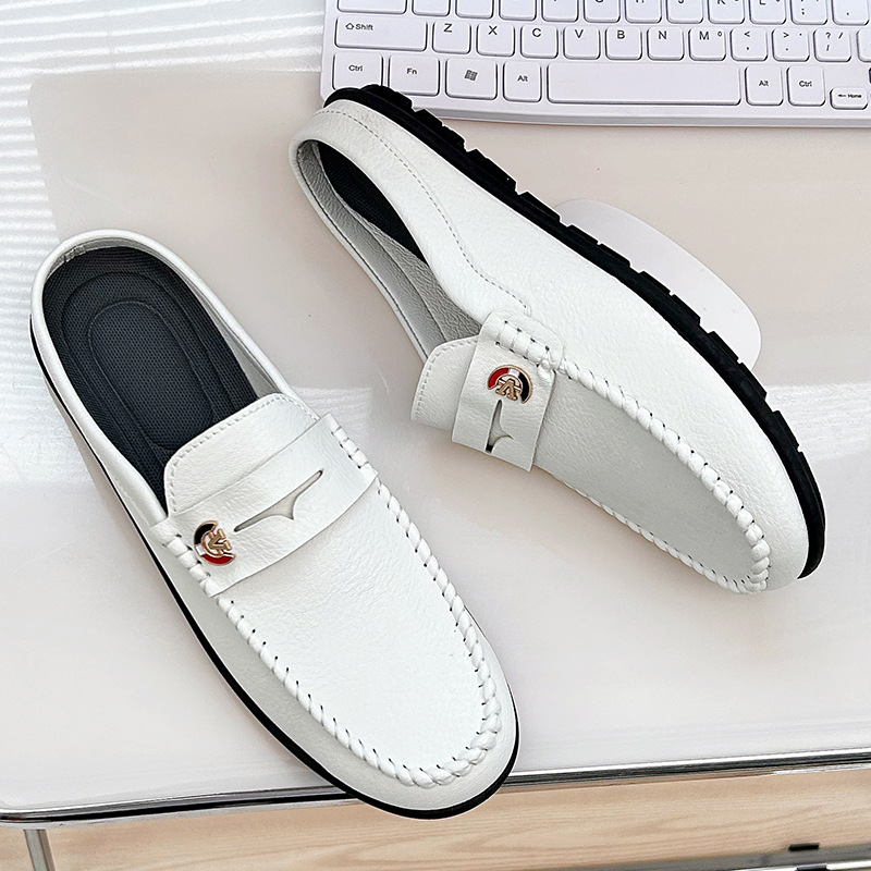 Men Slippers Fashion Leather L - Men'S Fashion Loafers Shoes 评论和价格