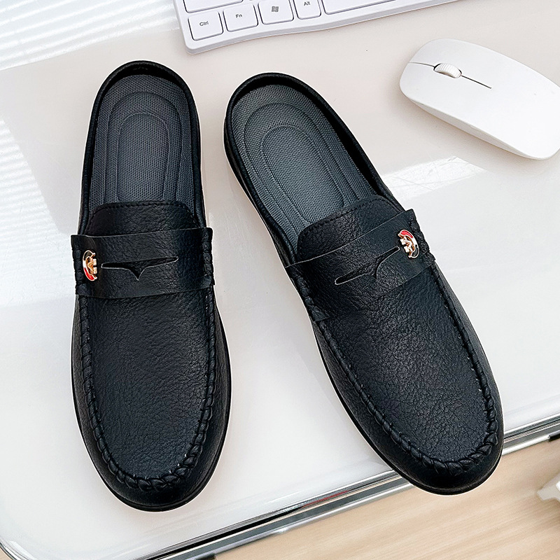 Men Slippers Fashion Leather L - Men'S Fashion Loafers Shoes 评论和价格