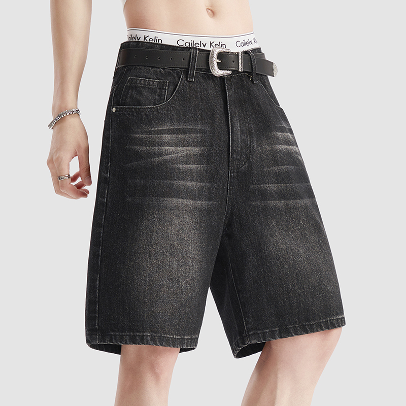 Summer Thin Black Denim Shorts - Men'S Fashion Jeans 评论和价格