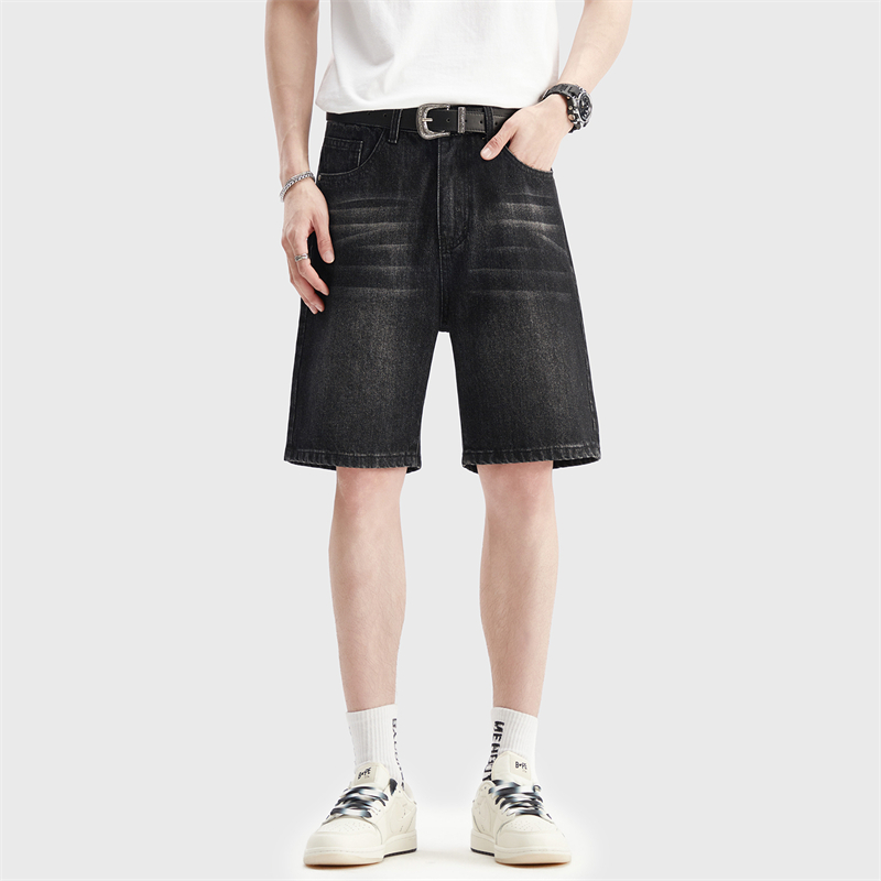 Summer Thin Black Denim Shorts - Men'S Fashion Jeans 评论和价格
