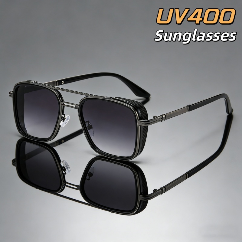 Retro Oval-framed Sunglasses M - Men Fashion Photography 评论和价格