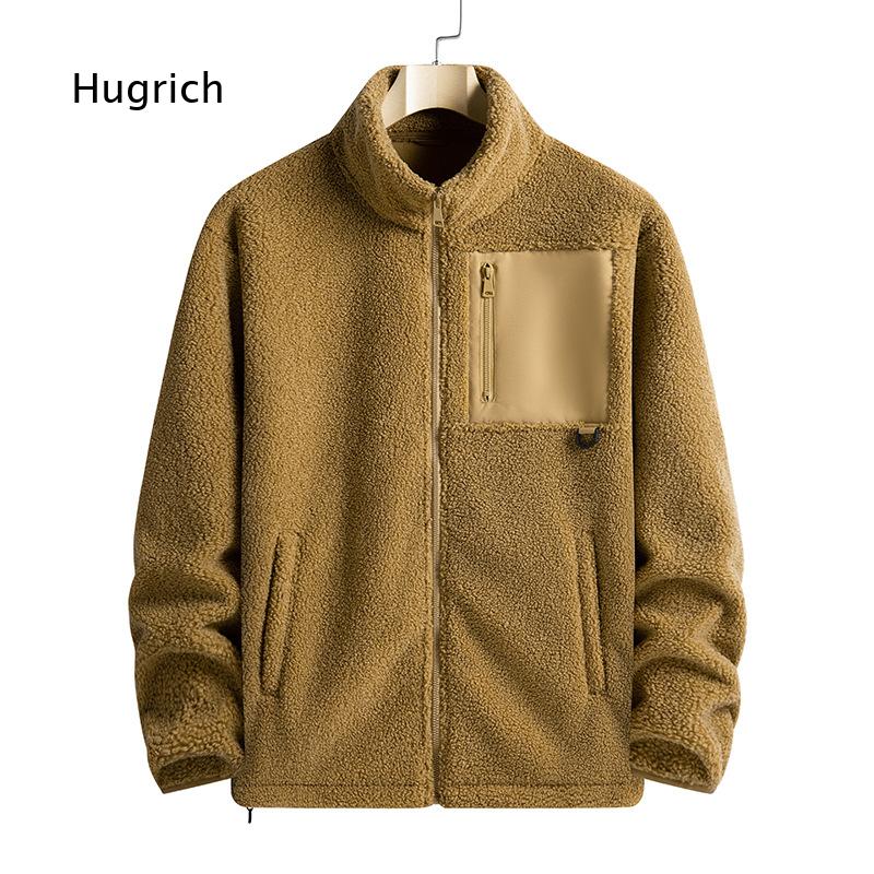 Mens Tan Solid Sherpa Fleece J - Sherpa Jacket Fleece 评论和价格