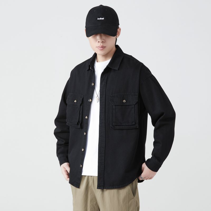 Pure Cotton Tooling Shirts Men - Mens Fashion Denim 评论和价格
