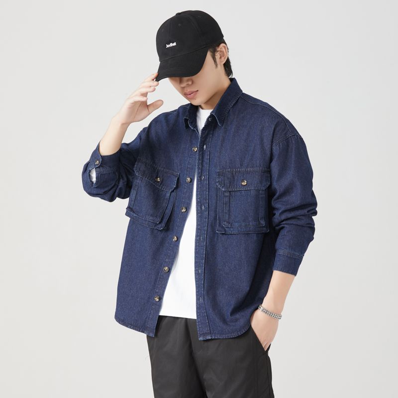 Pure Cotton Tooling Shirts Men - Mens Fashion Denim 评论和价格