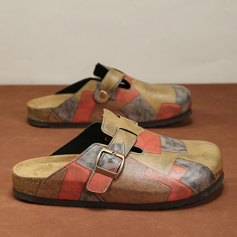 Unisex Cork Closed Toe Slipper - Men'S Fashion For 45 Years Old 评论和价格