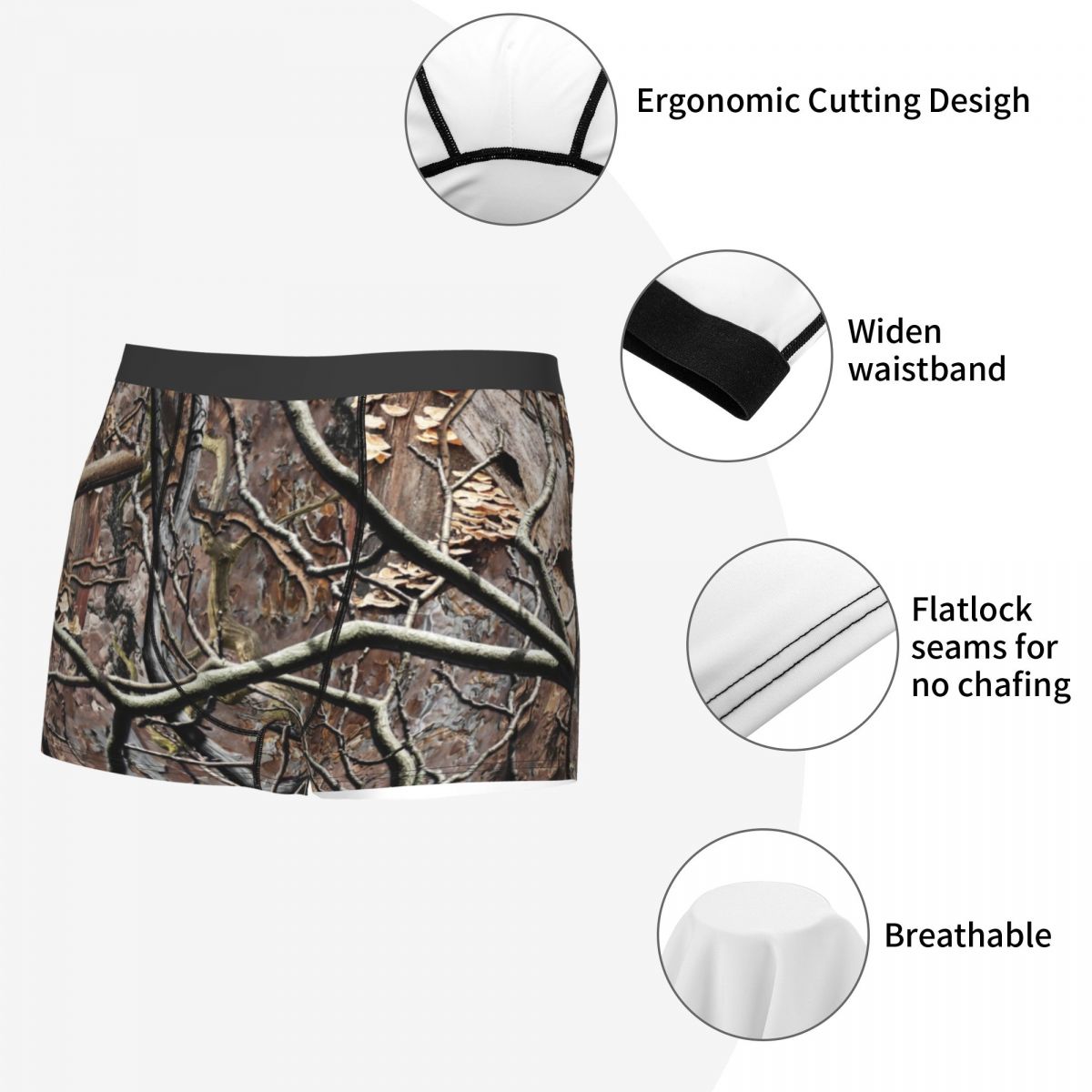 Custom Hunting Camouflage Unde - Men'S Fashion Underwear 评论和价格