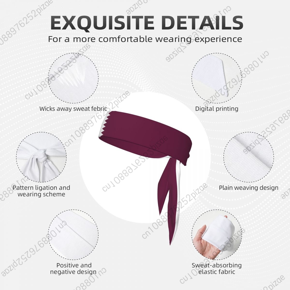 Qatar Tie Headband for Men Wom - Men'S Fashion Qatar 评论和价格