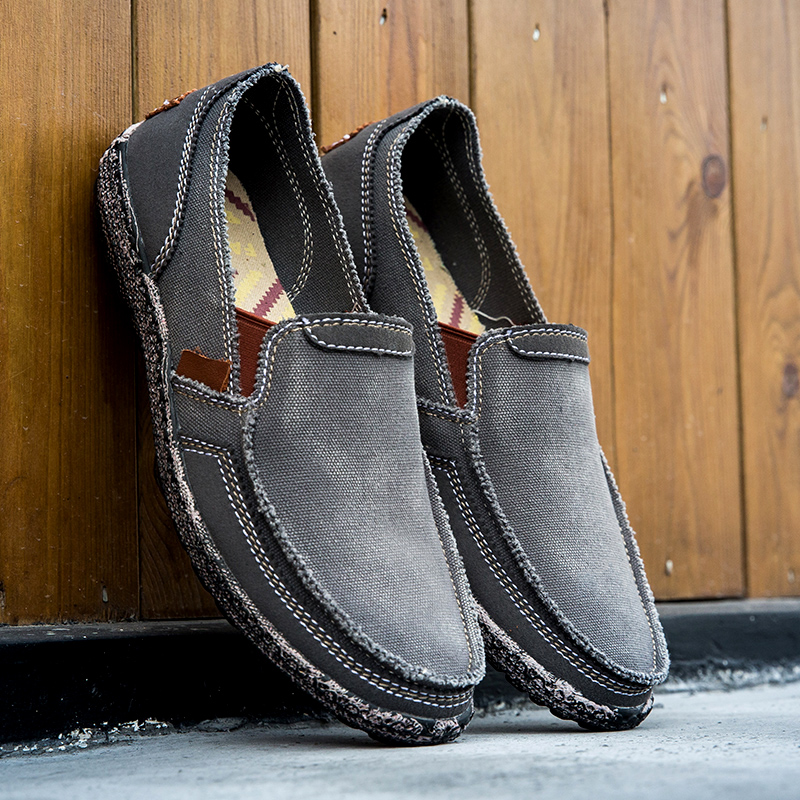 Fashion Breathable Canvas Shoe - Mens Fashion Denim 评论和价格